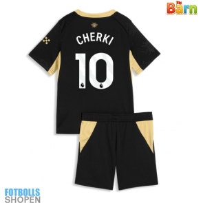 Billiga Manchester City Rayan Cherki #10 Bortatröja Barn 2026-27 Kortärmad (+ Korta byxor)